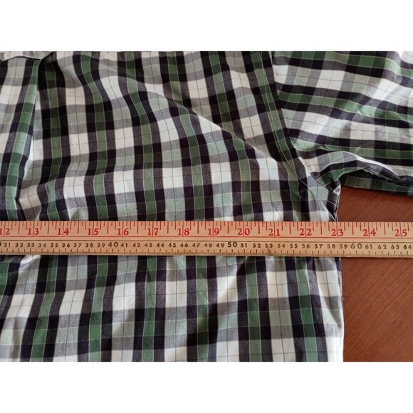Pendleton Button Down Shirt Mens Medium Plaid Check Long Sleeve 100% Cotton - Picture 8 of 9